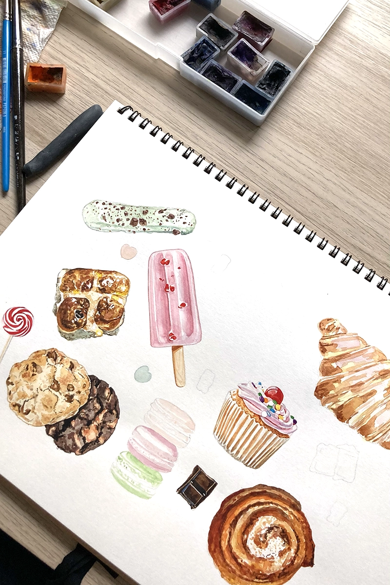 Sweets Illustrations